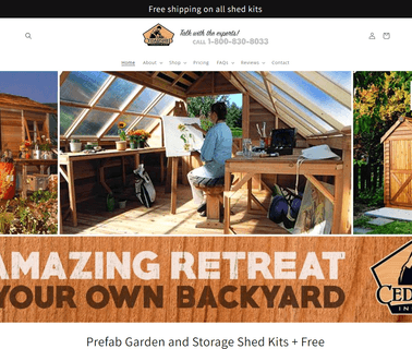 Cedarshed Industries 1992 Inc. amish gazebos