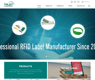 Shenzhen Trustags Smartlabel Technology clothing tag label