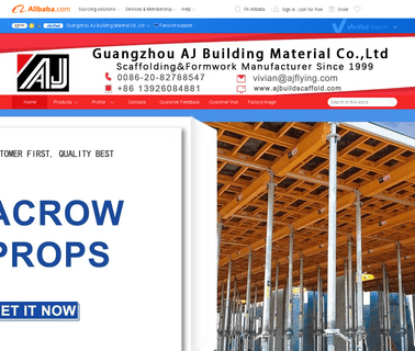 Guangzhou Aj Construction Material construction scaffolding frame