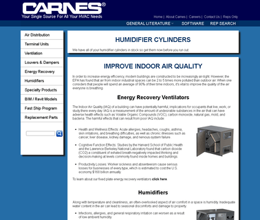 Carnes Company exhaust air duct fan