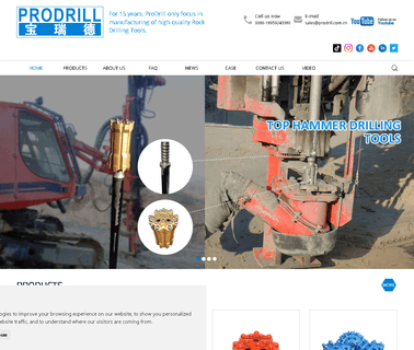 Xiamen Prodrill Rock Drill coupling casing