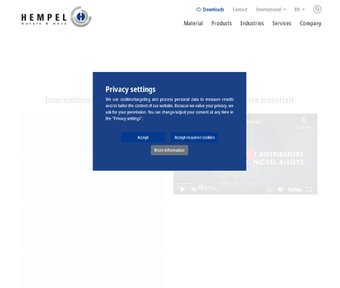 Home, Hempel Special Metals Group metals special