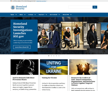 Department Of Homeland Security safety department