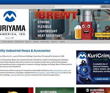 Kuriyama Of America metal hose coupling