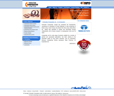 Hindustan Composites Ltd commercial vehicles brake