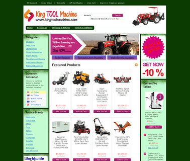 King Tool Machine Pt. briggs stratton