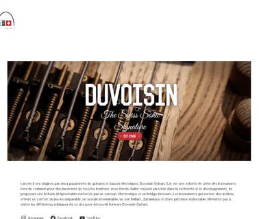 Duvoisin Guitars Sa active electric