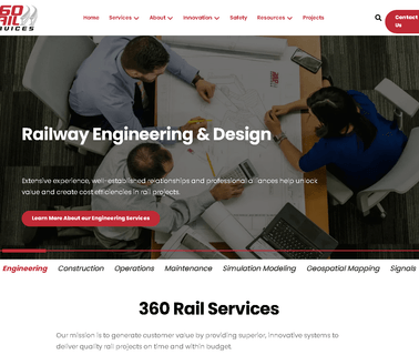 Home - 360 Rail Services railroad rail