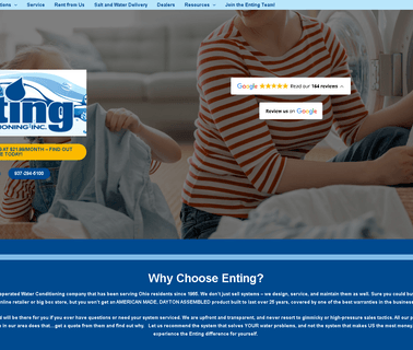 Dayton, Ohio, Enting Water Conditio commercial water softener