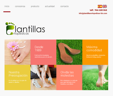 Plantillas Ortopedicas, S.L. calzado
