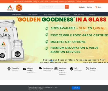 Ajanta Packaging Company sterile cap