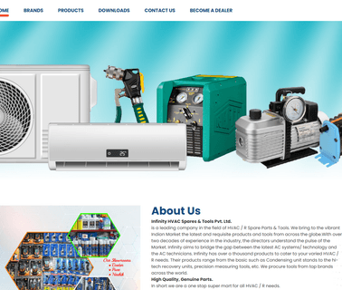 Infinity Hvac Spares & Tools malware virus