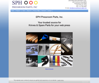 Sph Pressroom Parts knives packaging