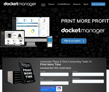 Docket Manager Inc. invoicing and
