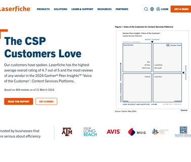 Laserfiche, Compulink Management forms processing