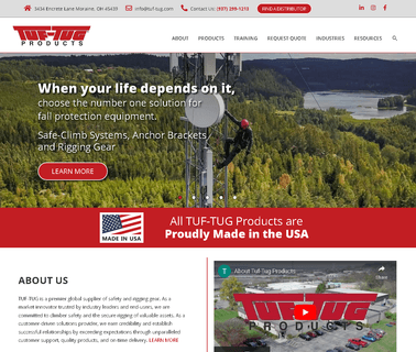Tuf Tug Products Ohio Hoist & Puller chains safety