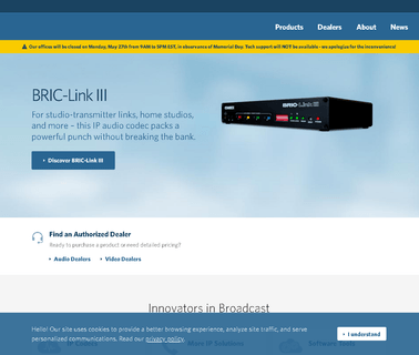 Home - Comrex audio professionals