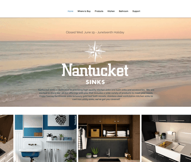 Nantucket Sinks copper oil