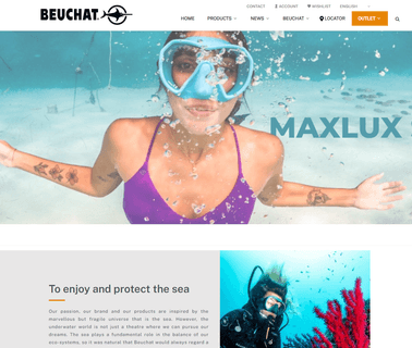 Beuchat International underwater breathing