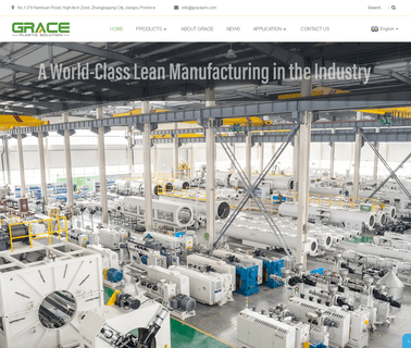 Zhangjiagang City Grace Machinery extruding screw