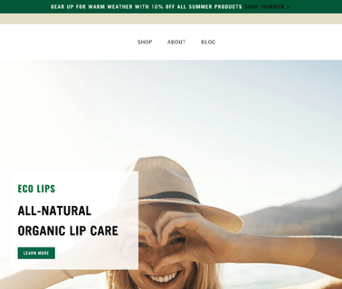 Eco Lips tinted