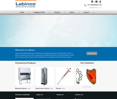 Labinco glassware container