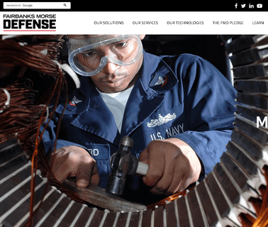 Industrial Motor Generator Control & Pump military application
