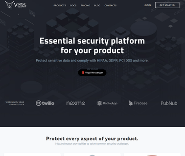Virgil Security encryption cryptography