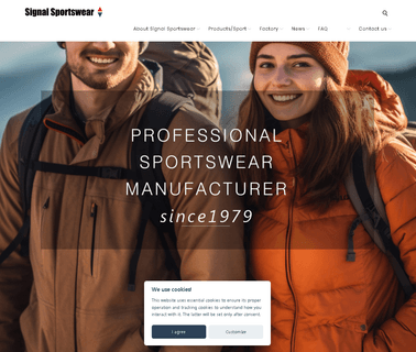 Signal Sportswear apparel making