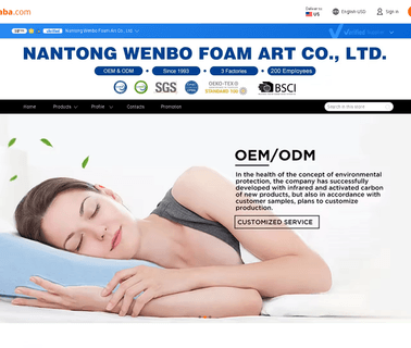 Nantong Wenbo Foam Art memory elastic