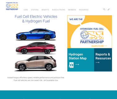 California Fuel Cell Partnership diverse vehicles