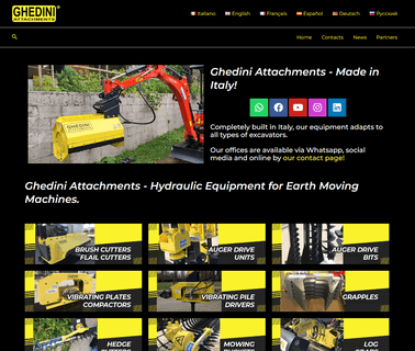 Ghedini Ing. Fabio & C. backhoe excavator attachments