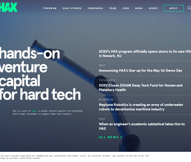 Hax/Sosventures appliances based