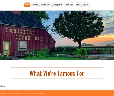 Louisburg Cider Mill fruit trail