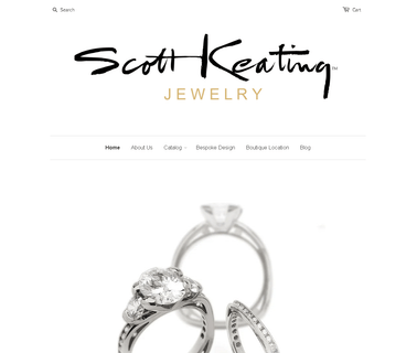 Scott Keating Design Gold, Platinum, Diamond diamond yellow gold rings