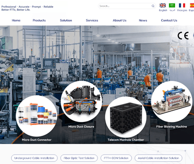 Fiber Cable Solution Technology optical fiber solution