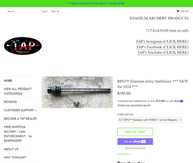 Titanium Archery Products talking translator