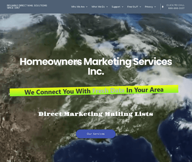 Homeowners Marketing Services weekly services