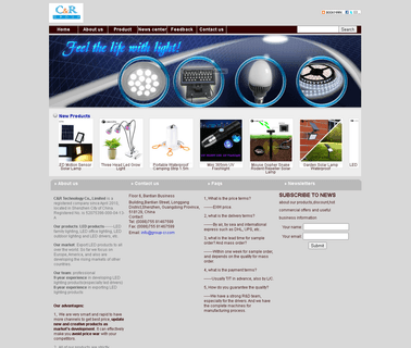 C & R Technology cob lamps