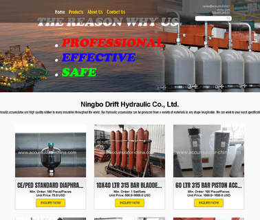 Ningbo Drift Hydraulic can nitrogen