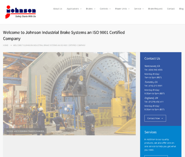 Johnson Industries Ltd. grippers clamps