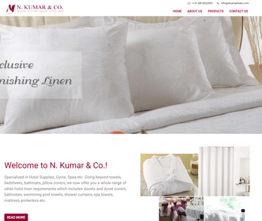 N. Kumar & Co. bathrobes bedsheets