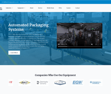 Batching Systems Inc. aerospace packaging