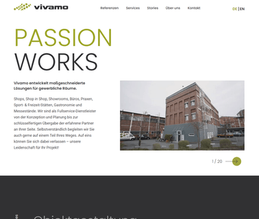 Vivamo Gmbh showroom displays