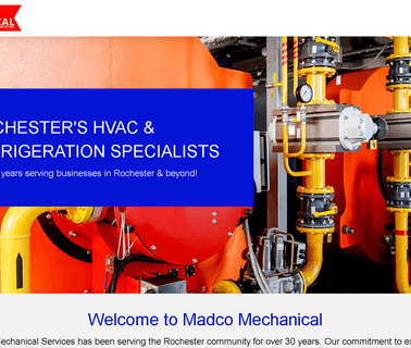 Heating and Air Conditioning Service Madco Mechanical Services sales installations