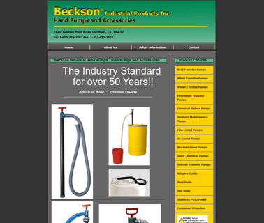 Becksonindustrialcom drums hand