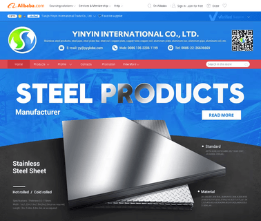 Tianjin Yinyin International Trade steel pipe bar sheet