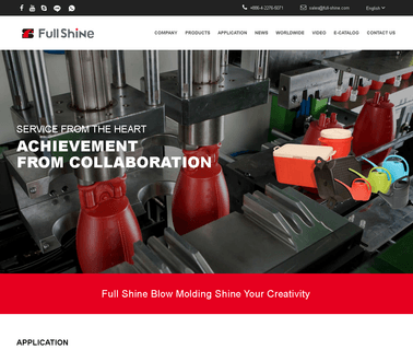 Full Shine Plastic Machinery. blow machine molding stretch