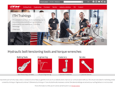 Ith Engineering fasteners hydraulic