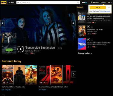Amazon; Imdb, Music - Talent Aquisition central web
